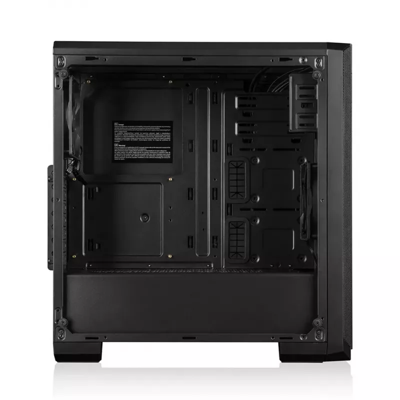 Kompiuterio korpusas MODECOM Oberon Pro Midi Tower — Juodas, ATX/ITX/Micro ATX, grūdintas stiklas, iki 395 mm GPU