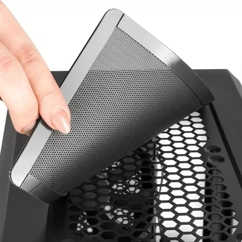 Kompiuterio korpusas MODECOM Oberon Pro Midi Tower — Juodas, ATX/ITX/Micro ATX, grūdintas stiklas, iki 395 mm GPU