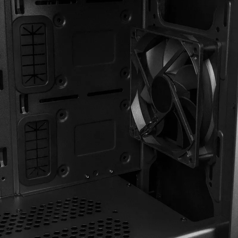 Kompiuterio korpusas MODECOM Oberon Pro Midi Tower — Juodas, ATX/ITX/Micro ATX, grūdintas stiklas, iki 395 mm GPU