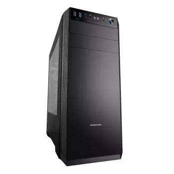 Modecom Oberon Pro Midi Tower PC korpusas, ATX/Micro ATX/ITX, langas šone, vaizdo plokštė iki 395 mm, 2x USB 3.0, juodas
