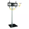 Techly ICA-TR11 TV stovas 177,8 cm (70 inch) juodas, sidabrinis