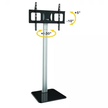 Techly ICA-TR11 TV stovas 177,8 cm (70 inch) juodas, sidabrinis