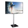 Techly ICA-TR11 TV stovas 177,8 cm (70 inch) juodas, sidabrinis