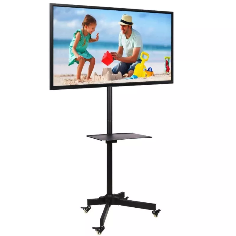 Techly Trolley Floor Stand LCD/LED/Plasma 23-55 colių, VESA 400x400, juodas