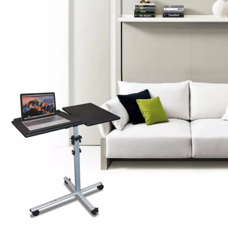 Stovas nešiojamam kompiuteriui Techly Universal Adjustable Trolley for Notebook Projector Juodas
