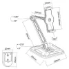 Techly ICA-TBL 2801 laikiklis Pasyvus laikiklis Planšetė/UMPC Juoda