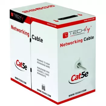 Techly ITP7-UTP-IC-CCA tinklo kabelis pilkas 305 m Cat5e U/UTP (UTP)
