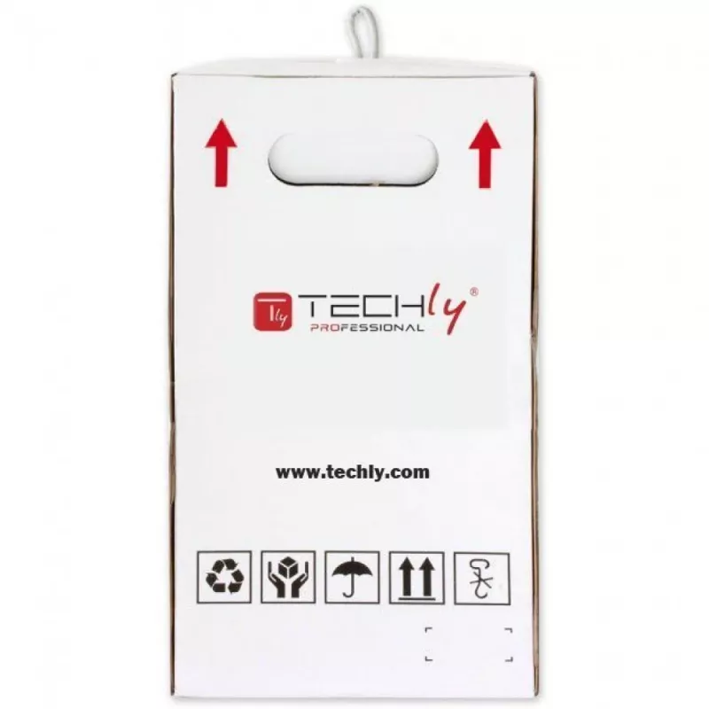 Techly ITP7-UTP-IC-CCA tinklo kabelis pilkas 305 m Cat5e U/UTP (UTP)