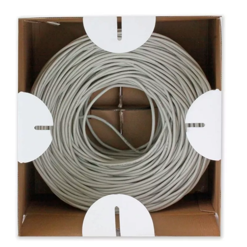 Techly ITP7-UTP-IC-CCA tinklo kabelis pilkas 305 m Cat5e U/UTP (UTP)