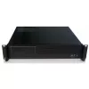 Serverio korpusas TECHLY I-CASE IPC-240L, 2U, micro ATX, 4x 3,5 colių lizdai, 1x 5,25 colio lizdas, 465x400x88,8 mm, juodas