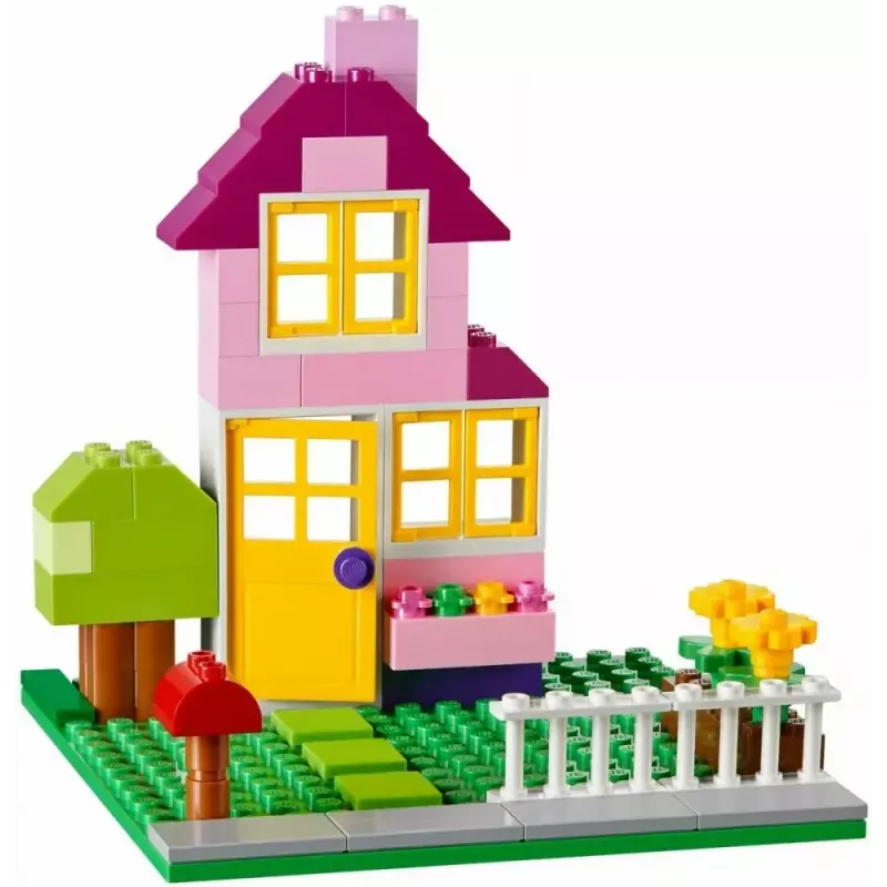 Konstruktorius LEGO Classic 10698 — 790 dalių, įvairiaspalvis, 33 spalvos, su žaliomis pagrindo plokštėmis ir aksesuarais