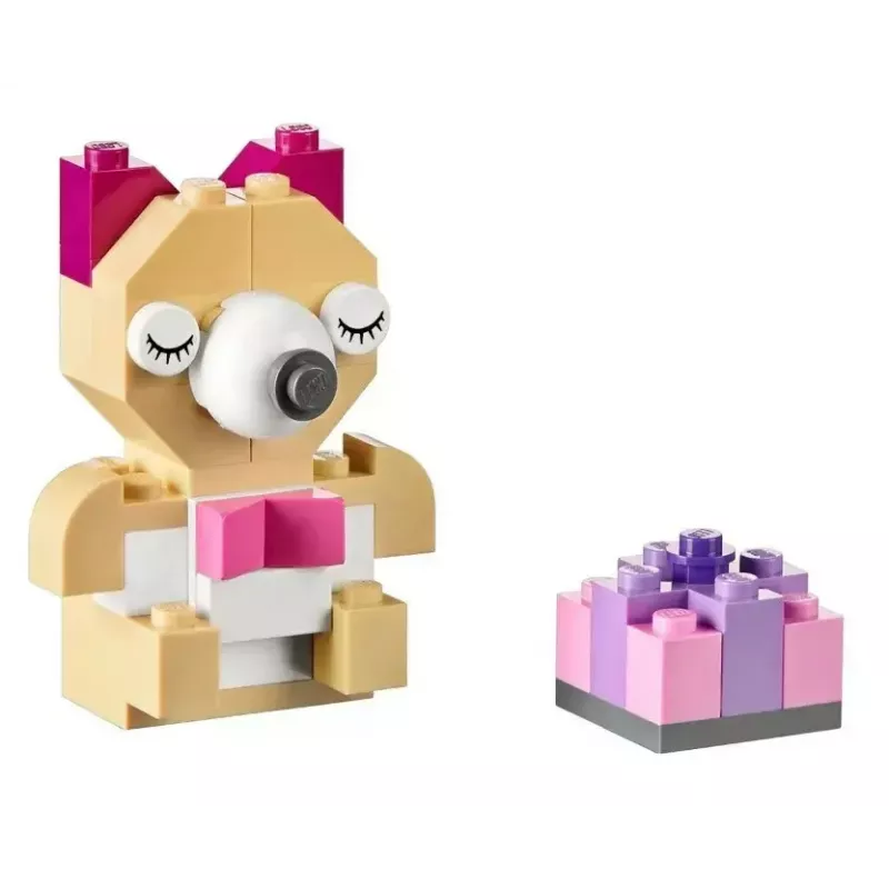 Konstruktorius LEGO Classic 10698 — 790 dalių, įvairiaspalvis, 33 spalvos, su žaliomis pagrindo plokštėmis ir aksesuarais