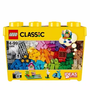 Konstruktorius LEGO Classic 10698 — 790 dalių, įvairiaspalvis, 33 spalvos, su žaliomis pagrindo plokštėmis ir aksesuarais