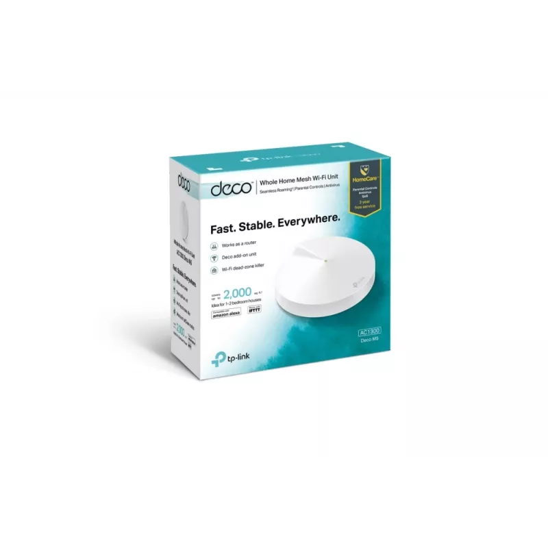 TP-Link Deco M5 AC1300 belaidžio tinklo sistemos komplektas, baltas
