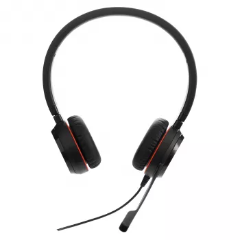 Jabra Evolve 20SE MS Stereo ausinės, laidinės, biurui/skambučių centrui, 150 - 7000 Hz, 132 g, juodos