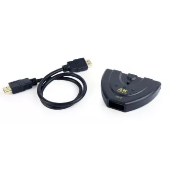 Gembird DSW-HDMI-35 trijų prievadų HDMI perjungiklis, juodas