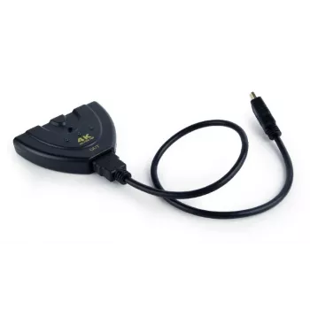 Gembird DSW-HDMI-35 trijų prievadų HDMI perjungiklis, juodas