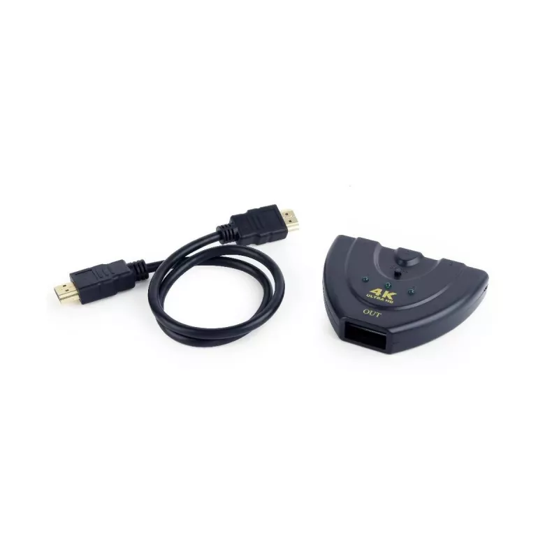 Gembird DSW-HDMI-35 trijų prievadų HDMI perjungiklis, juodas