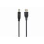 Gembird CCP-USB2-AMBM-1M USB 2.0 laidas USB A – USB B 1 m, juodas