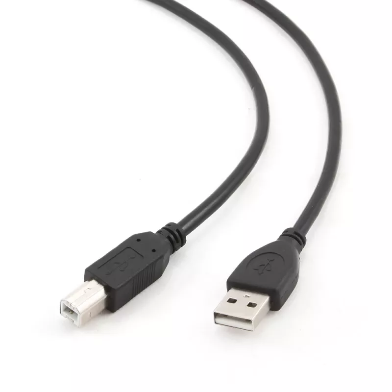 Gembird CCP-USB2-AMBM-1M USB 2.0 laidas USB A – USB B 1 m, juodas