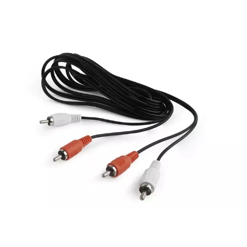 Garso kabelis Gembird CCA-2R2R-6 1,8 m 2 x RCA juodas