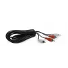 Garso kabelis Gembird CCA-2R2R-6 1,8 m 2 x RCA juodas