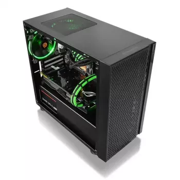 Korpusas Thermaltake Versa H18 Micro Tower Juodas