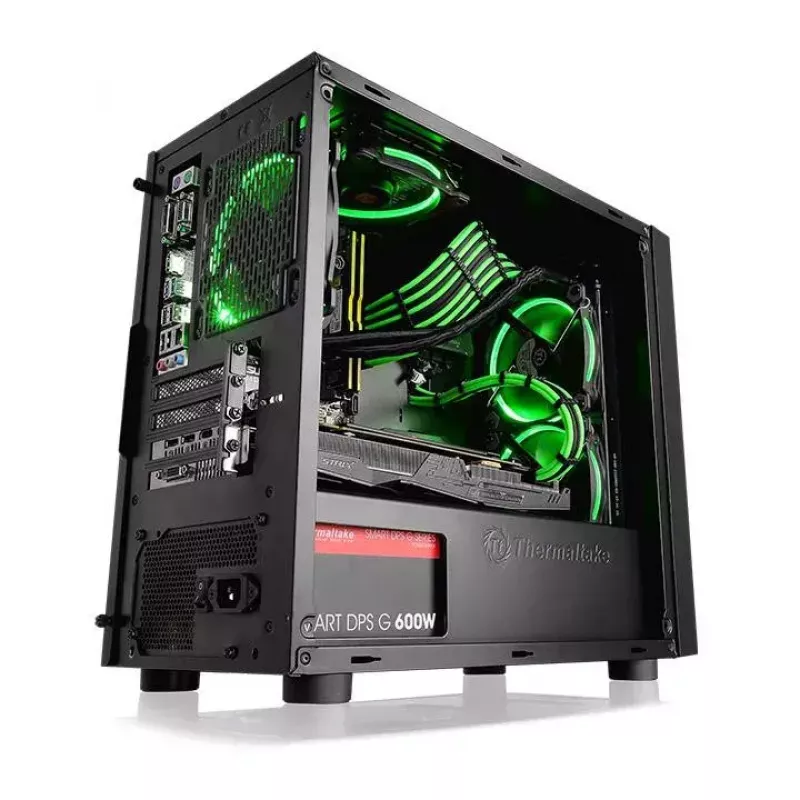 Korpusas Thermaltake Versa H18 Micro Tower Juodas