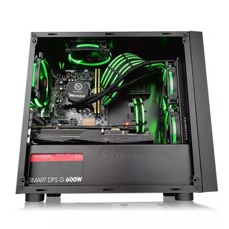 Korpusas Thermaltake Versa H18 Micro Tower Juodas