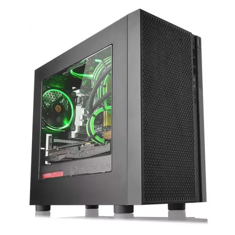 Korpusas Thermaltake Versa H18 Micro Tower Juodas