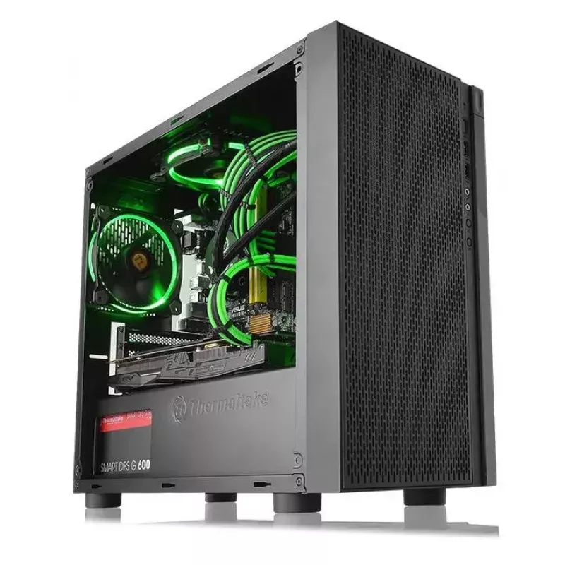 Korpusas Thermaltake Versa H18 Micro Tower Juodas