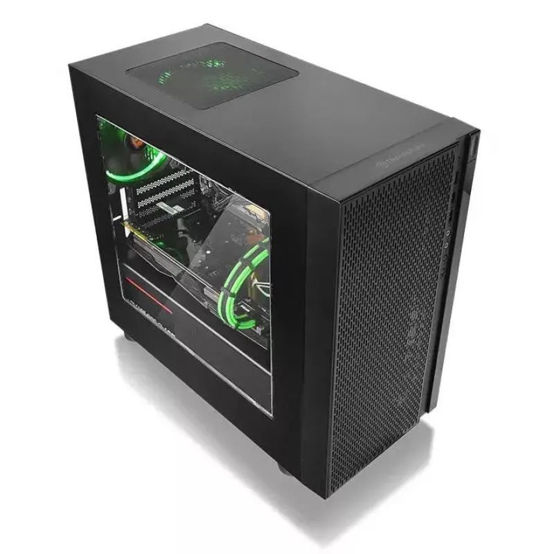 Korpusas Thermaltake Versa H18 Micro Tower Juodas
