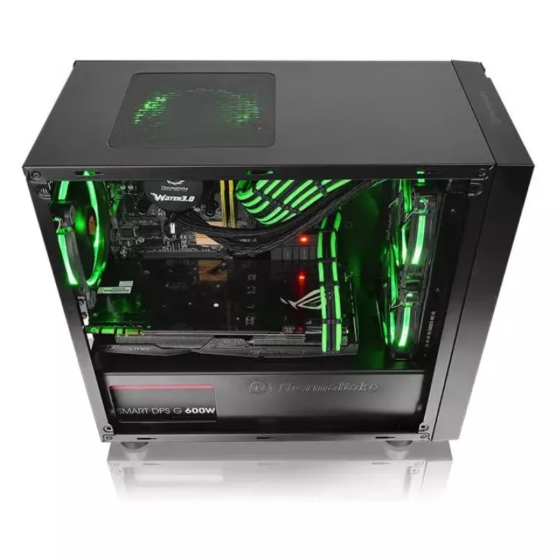 Korpusas Thermaltake Versa H18 Micro Tower Juodas