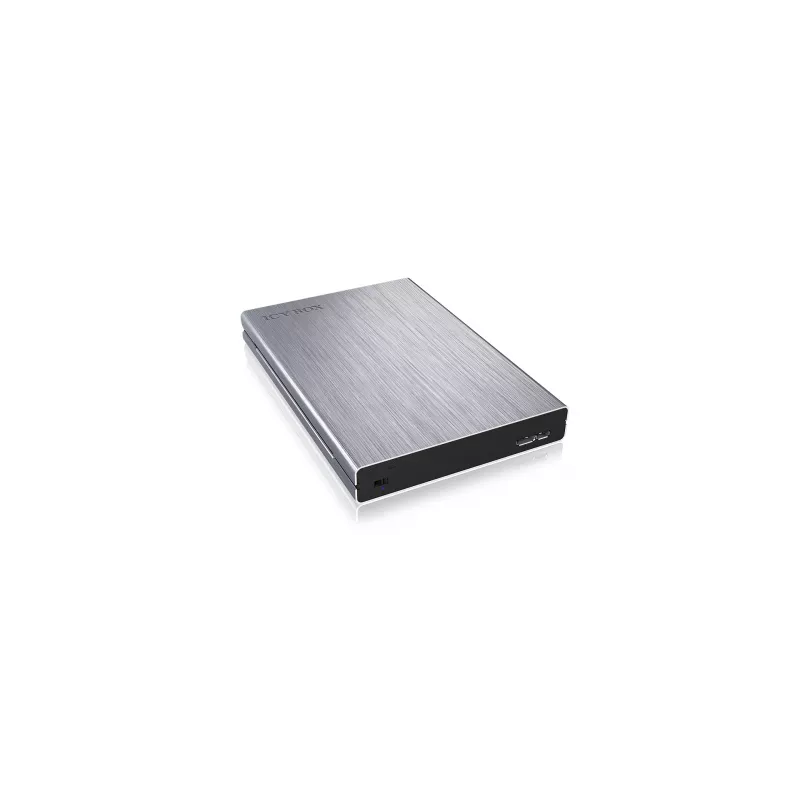 ICY BOX IB-241WP išorinis HDD/SSD dėklas, antracitas, sidabras, 2.5 colio