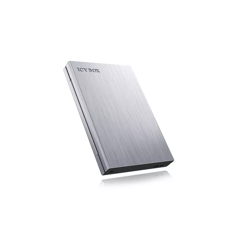 ICY BOX IB-241WP išorinis HDD/SSD dėklas, antracitas, sidabras, 2.5 colio