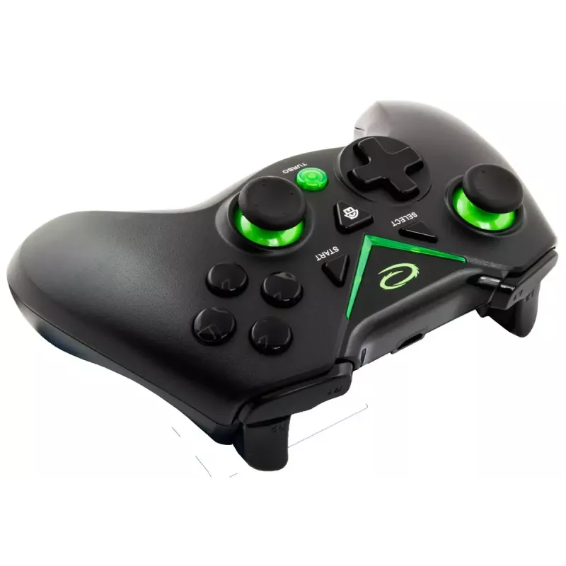 Belaidis žaidimų pultas ESPERANZA EGG112K 2.4GHz PC ir PS3, USB imtuvas, juodas, 12 mygtukų, analoginiai svirtelės