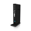 ICY BOX IB-DK2241AC belaidis USB 3.2 Gen 1 (3.1 Gen 1) Type-A dokas juodas