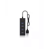 ICY BOX IB-HUB1409-U3 USB 3.2 Gen 1 (3.1 Gen 1) Type-A 5000 Mbit/s Juodas