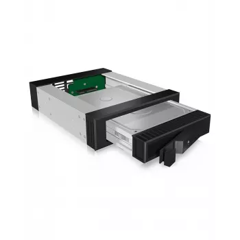 ICY BOX IB-129SSK-B 13,3 cm (5,25 colio) priekinis rėmelis, juodos spalvos