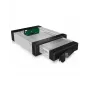 ICY BOX IB-129SSK-B 13,3 cm (5,25 colio) priekinis rėmelis, juodos spalvos