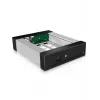 ICY BOX IB-129SSK-B 13,3 cm (5,25 colio) priekinis rėmelis, juodos spalvos