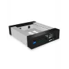 ICY BOX IB-129SSK-B 13,3 cm (5,25 colio) priekinis rėmelis, juodos spalvos
