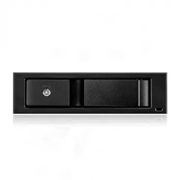 ICY BOX IB-158SSK-B 13,3 cm (5,25 colio) krepšelio plokštė juoda