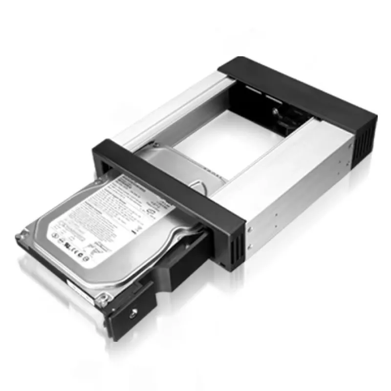 ICY BOX IB-158SSK-B 13,3 cm (5,25 colio) krepšelio plokštė juoda