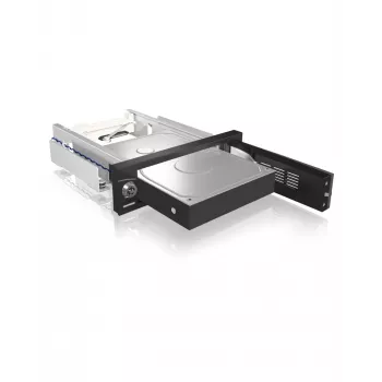 ICY BOX IB-168SK-B 13,3 cm (5,25 colio) krepšelio plokštė Juoda