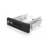 ICY BOX IB-168SK-B išimamas diskų skyrelis be dėklo 3,5″ SATA HDD, 5,25″ (13,3 cm) angai, su užraktu, juodas