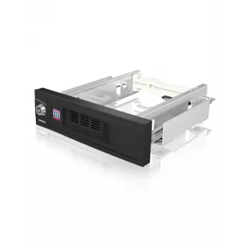ICY BOX IB-168SK-B 13,3 cm (5,25 colio) krepšelio plokštė Juoda
