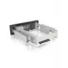 ICY BOX IB-168SK-B išimamas diskų skyrelis be dėklo 3,5″ SATA HDD, 5,25″ (13,3 cm) angai, su užraktu, juodas