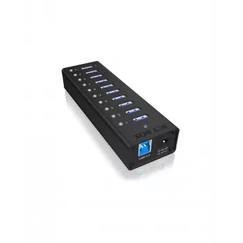 ICY BOX IB-AC6110 USB 3.2 Gen 1 (3.1 Gen 1) Type-B 5000 Mbit/s Juodas