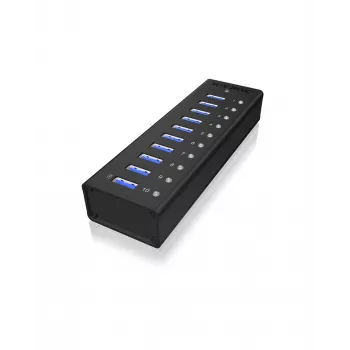 ICY BOX IB-AC6110 USB 3.2 Gen 1 (3.1 Gen 1) Type-B 5000 Mbit/s Juodas